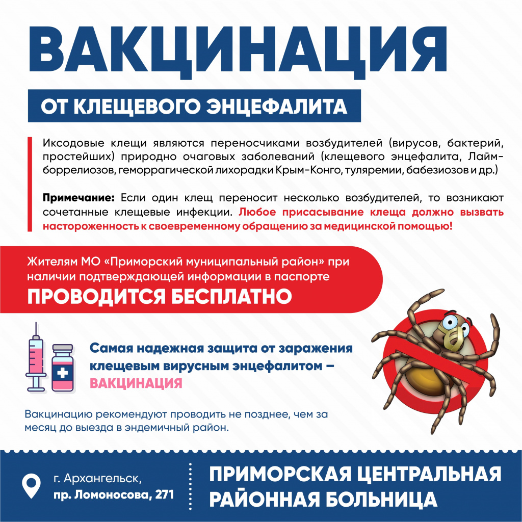 Вакцинация против клещевого энцефалита